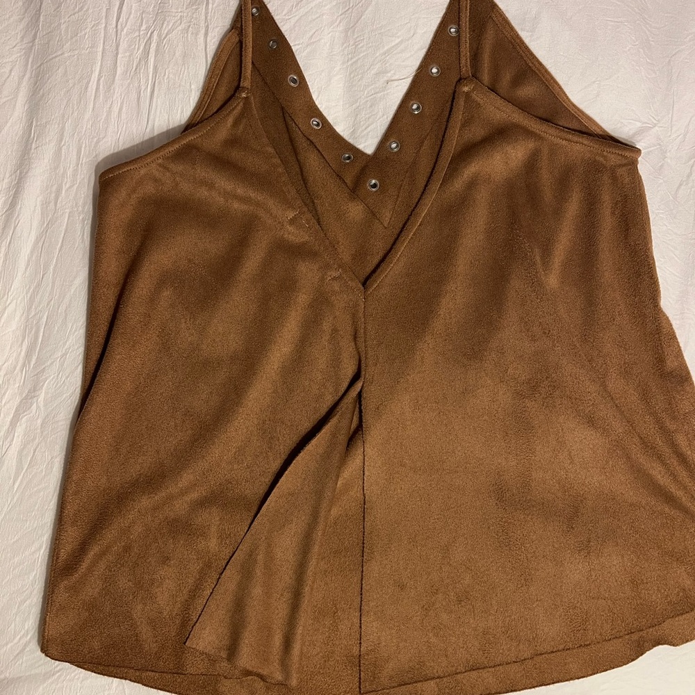 Faux Suede Tank - Picture 2 of 3